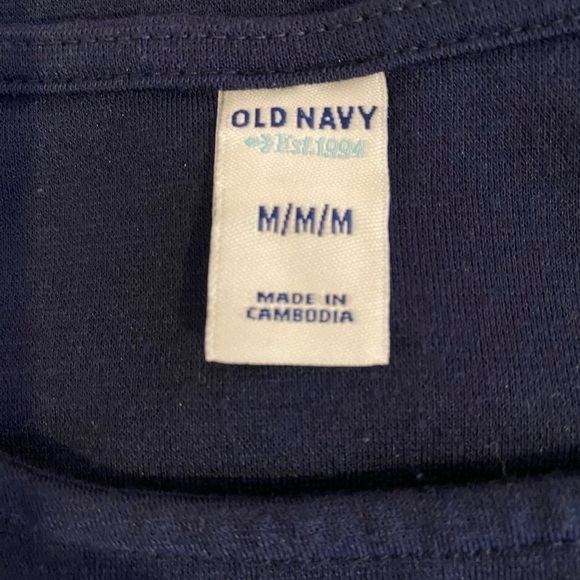 Old Navy women's Medium Blue midi ponte sleeveless skater fit pullover dress - Picture 8 of 9